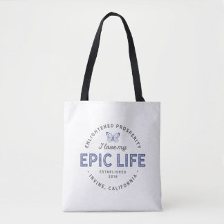 Tote Eu amo meu bolsa épico da vida