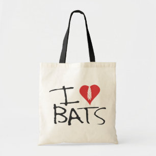 Tote Eu amo o bage do bolsa dos bastões