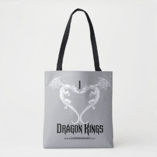 Tote Eu amo o bolsa dos reis do dragão