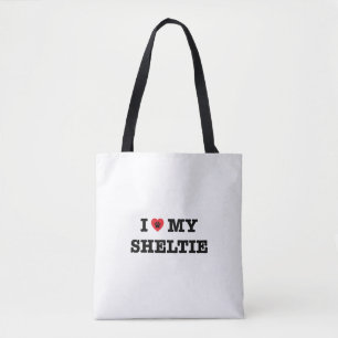 Tote Eu Corto A Minha Bolsa De Route Sheltie