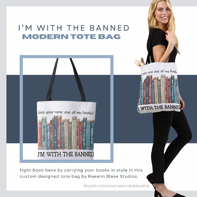 Tote Eu Estou Com a Bolsa de Literatura Proibida (Criador carregado)