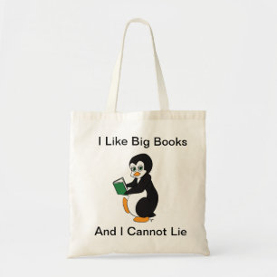 Tote Eu gosto do bolsa grande dos livros