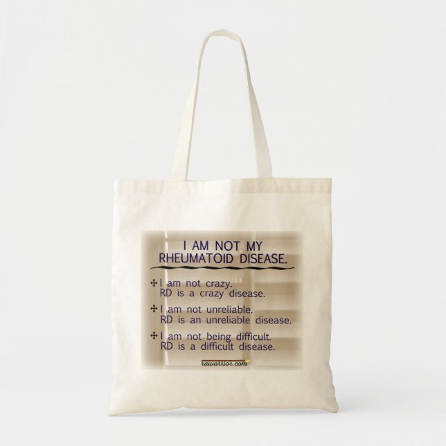 Tote Eu não sou meu bolsa pequeno do RD (Frente)