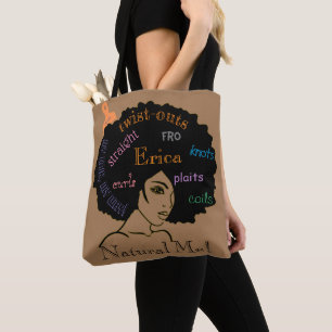 Tote Eu Natural, Meu Cabelo, Meu Caminho Bolsa