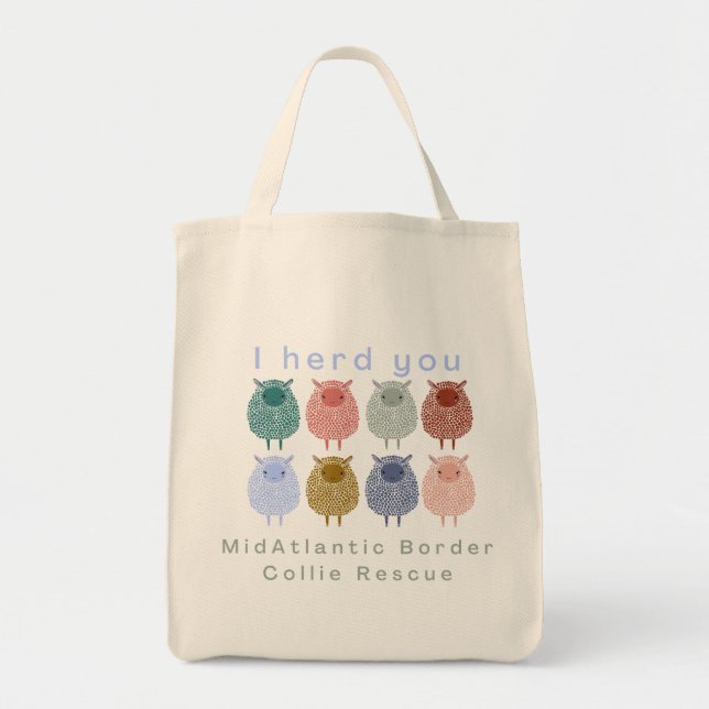 Tote Eu ouvi você bolsa de mercearia (Frente)