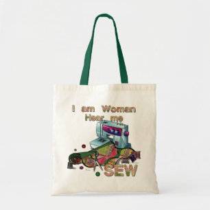 Tote Eu Sou A Mulher Que Me Ouve Costurar Bolsa