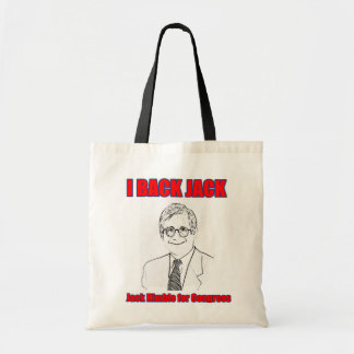 Tote Eu suporto o bolsa de Jack