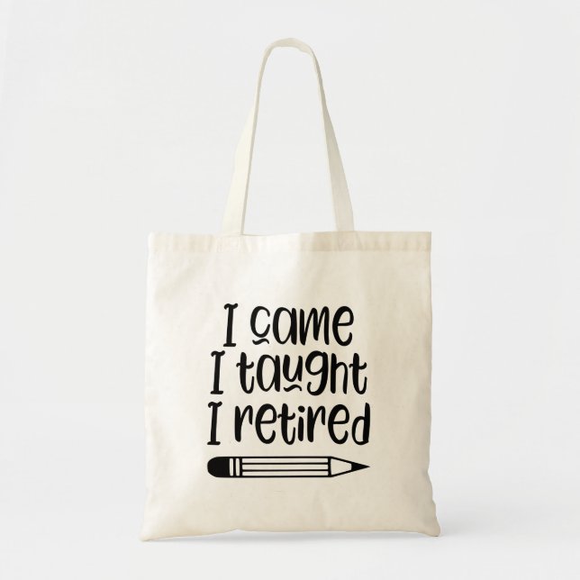 Tote Eu vim ensinando que me aposentei na bolsa (Frente)