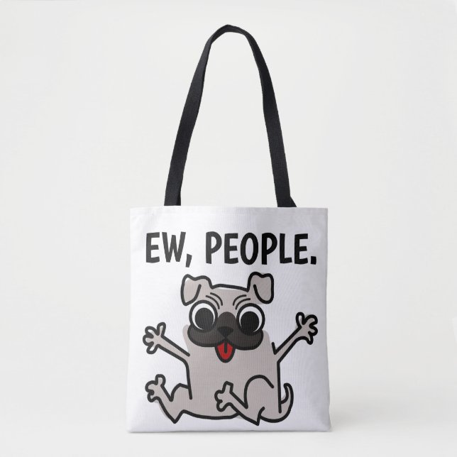 TOTE EW, PESSOAS DOG BOLSA (Frente)