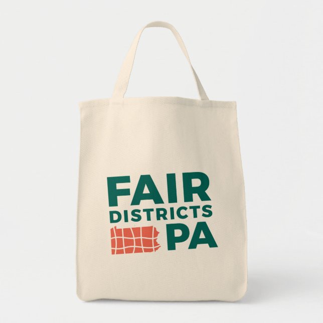 Tote Fair Distritos PA Grocery Bolsa (Frente)