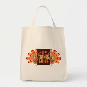 Tote Feliz Bolsa de Ação de Graças