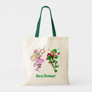 Tote Feliz Bolsa de Orçamento de Natal