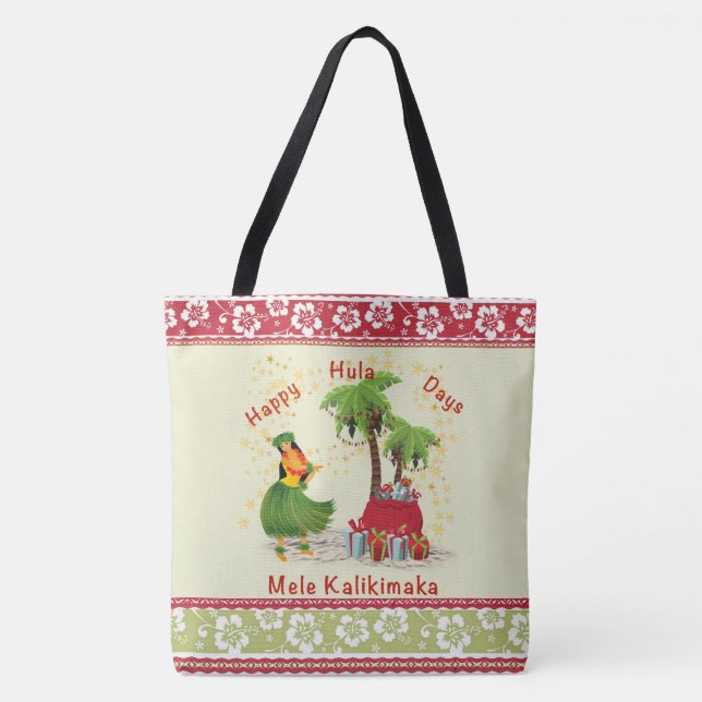 Tote Feliz Dia Hula 2 Bolsa (Frente)