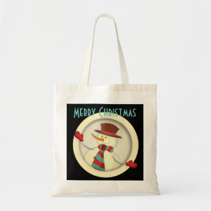 Tote Feliz Natal Snowman Bolsa