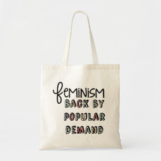 Tote Feminismo: Para trás pelo bolsa popular do