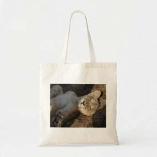 Tote Filhote de leão que estica o bolsa