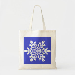 Tote Flaço de neve azul de bolsa