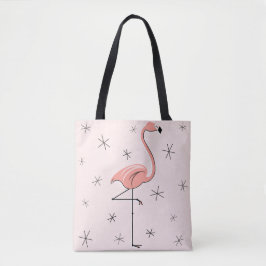 Tote Flamingo Pink por todo o bolsa rosa