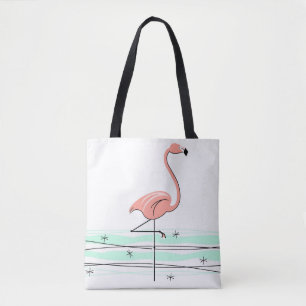 Tote Flamingo por toda a bolsa