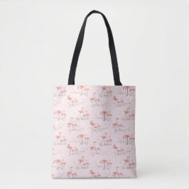 Tote Flamingos cor-de-rosa com várias partes do bolsa