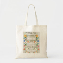 Tote Floral Doxology Bolsa