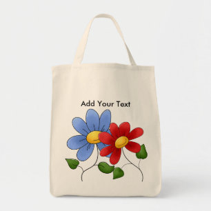 Tote Floral Grocery Bolsa