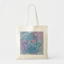 Tote Floral Hamsa Bolsa
