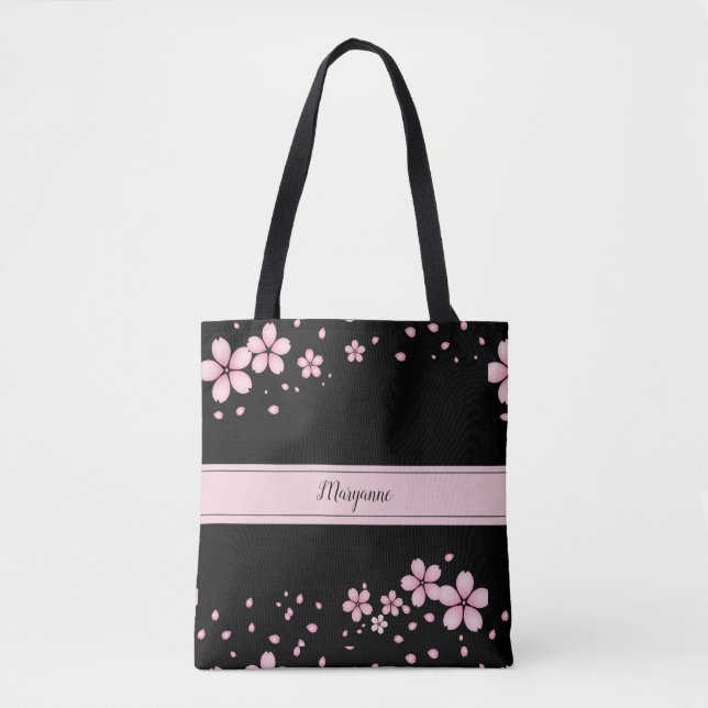 Tote Floral Rosa Pintado (Frente)