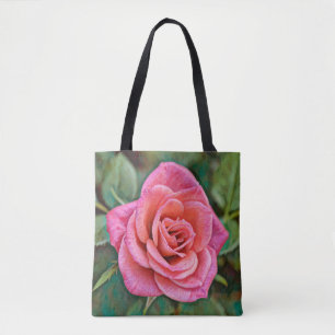 Tote Flores de Faith Artsy Rosa Bolsa