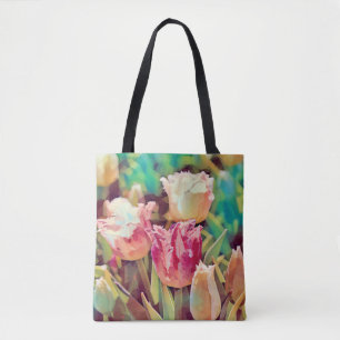 Tote Flores de Faith Artsy Tulips Bolsa