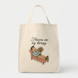 Tote Flores São Minha Bolsa De Tota Premium Em Terapia