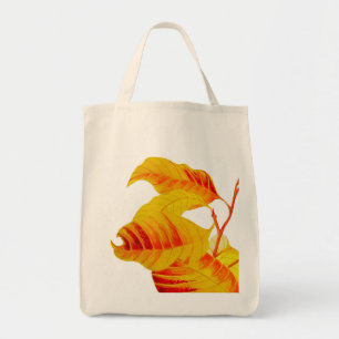 Tote Folhas de Dogwood no Grocery Bolsa