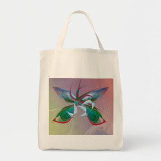 Tote Fractal da borboleta do mar na bolsa de compra