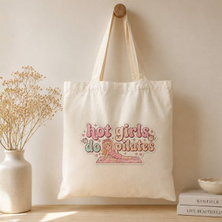 Tote Garotas Lindas Fazem Pilates Bolsa Aesthetic
