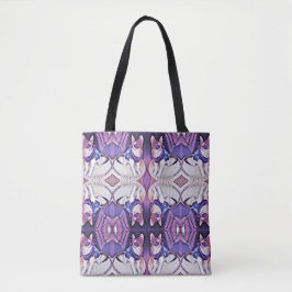 Tote Gato Legal roxo com óculos de sol Bolsa