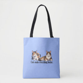 Tote Gatos Engraçados Tornam Tudo Melhor Bolsa