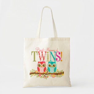 Tote Gêmeos do menino e da menina da coruja - o bolsa