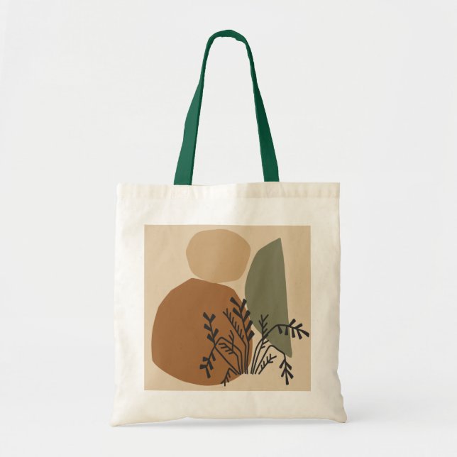 Tote Geométrico,abstrato,mínimo,moderno,pastel, bolsa (Frente)