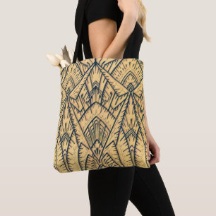 Tote Geométrico Arquitetônico Art Deco