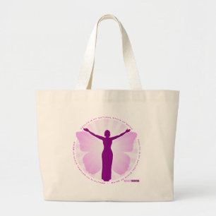 Tote Grande A bolsa de canvas DIÁRIA da "cura" de WORD®