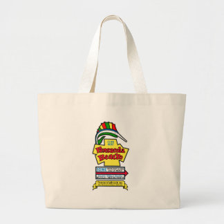 Tote Grande A bolsa de canvas do sinal da praia de Pensacola