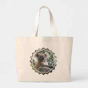 Tote Grande A bolsa de canvas dos fatos do urso de Koala