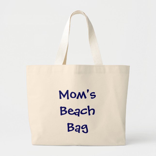 Tote Grande A bolsa de praia da mãe (Frente)