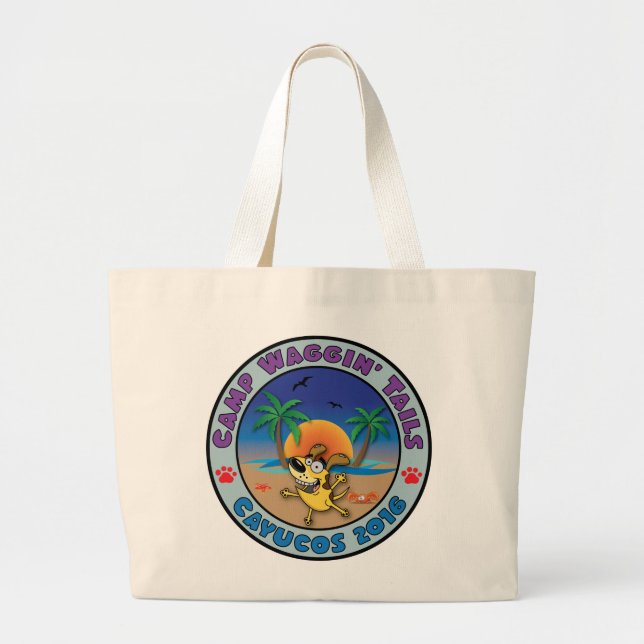 Tote Grande A bolsa de praia de Cayucos '16 (Frente)