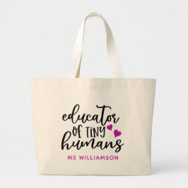 Tote Grande Apreciação do professor Jumbo Bolsa personalizado