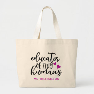 Tote Grande Apreciação do professor Jumbo Bolsa personalizado