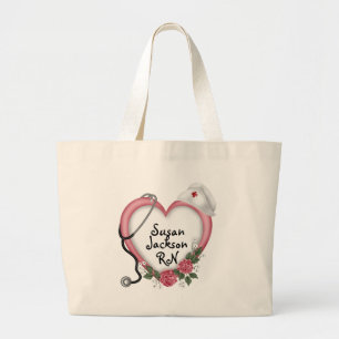 Tote Grande As enfermeiras personalizaram o bolsa