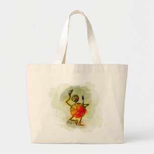 TOTE GRANDE ASSISTENTE DE VINTAGEM DA BOLSA DE CANVAS OZ