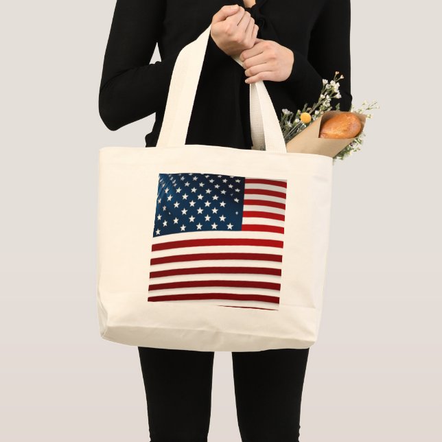 Tote Grande Bandeira Bolsa americana do Jumbo (Frente (produto))
