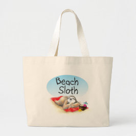 Tote Grande Beach Sloth Bolsa